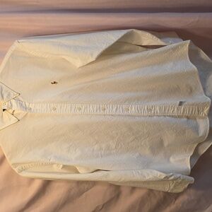 Ralph Lauren White Cotton Shirt Size 16-34 Mens (Christina #23)